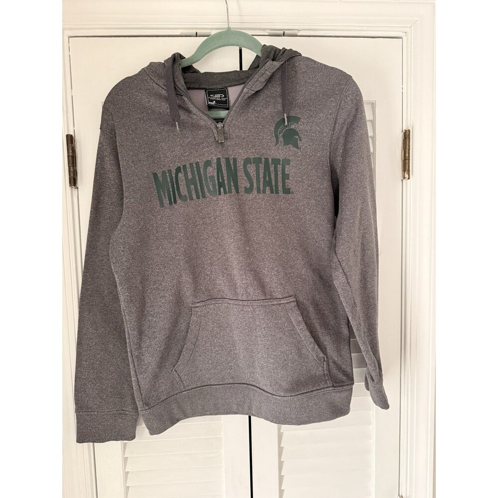 MICHIGAN STATE 1/4 zip hoodie SMALL